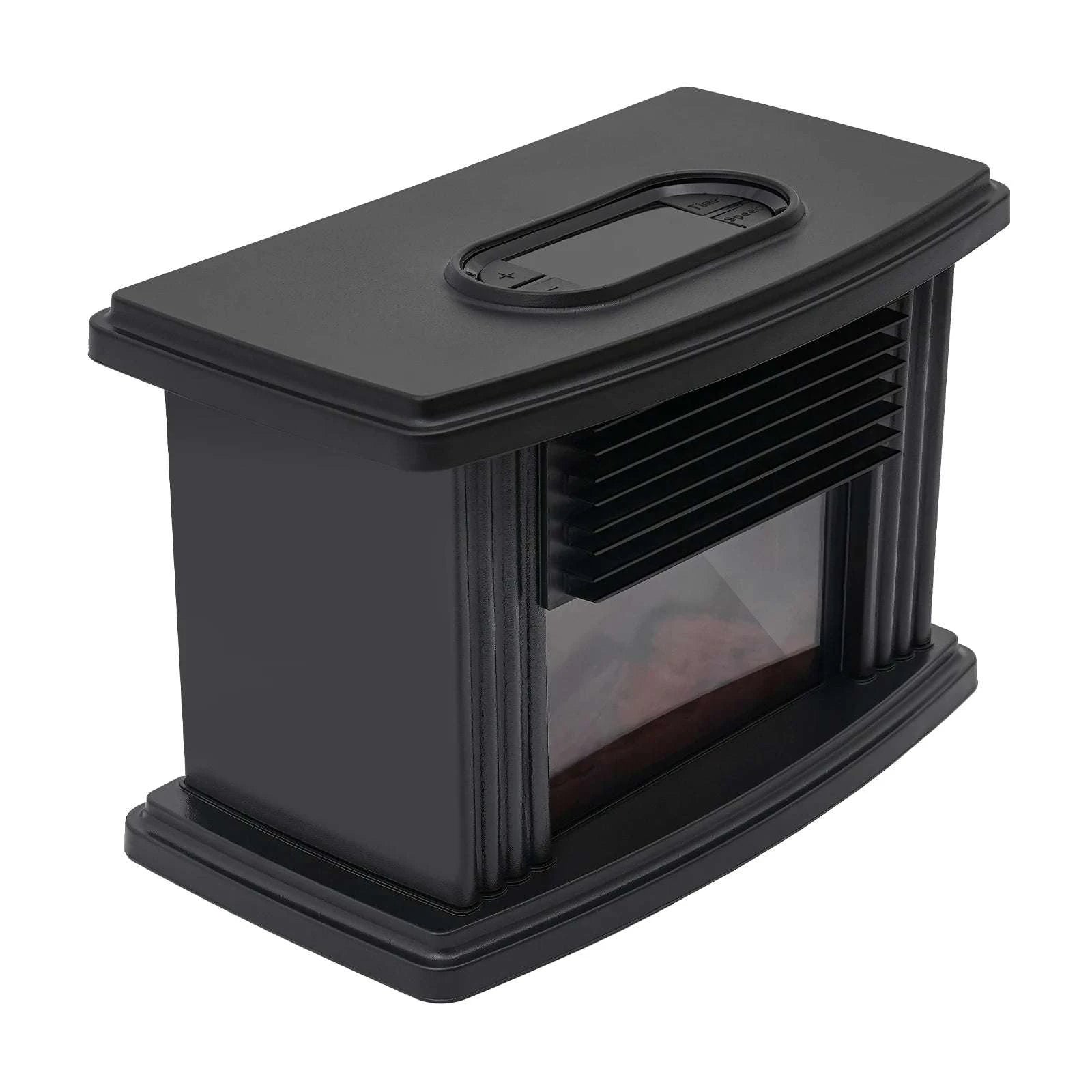 Portable Electric Fireplace Heater 1000W with 3 Speeds & Timer-black / With Remote Control / United States