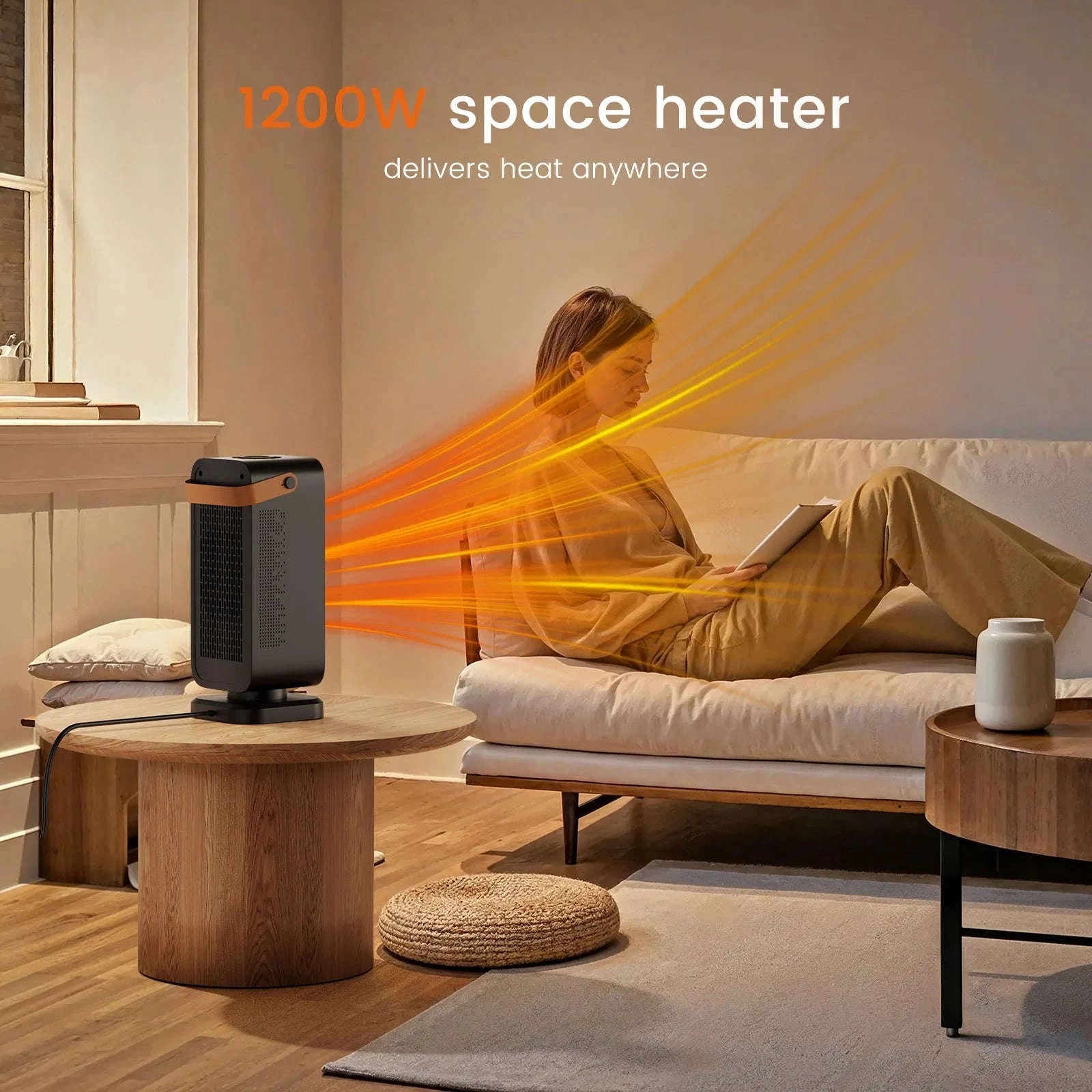 Portable Electric Heater for Fast, Comfortable Home Heating-EU 220V / EU / China Mainland