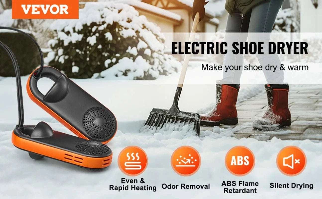 Portable Electric Shoe Dryer & Deodorizer for Boots and Shoes-United States