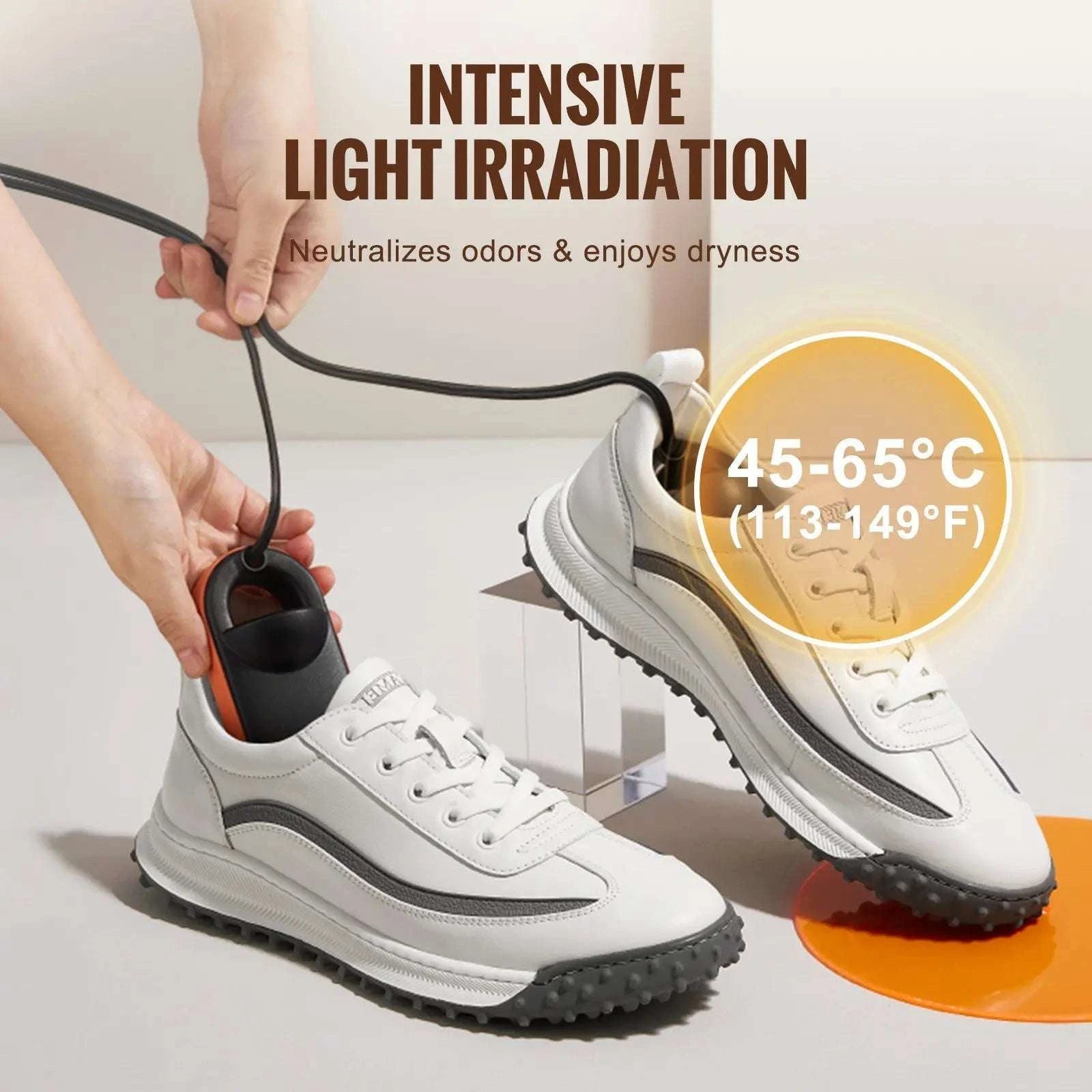 Portable Electric Shoe Dryer & Deodorizer for Boots and Shoes-United States