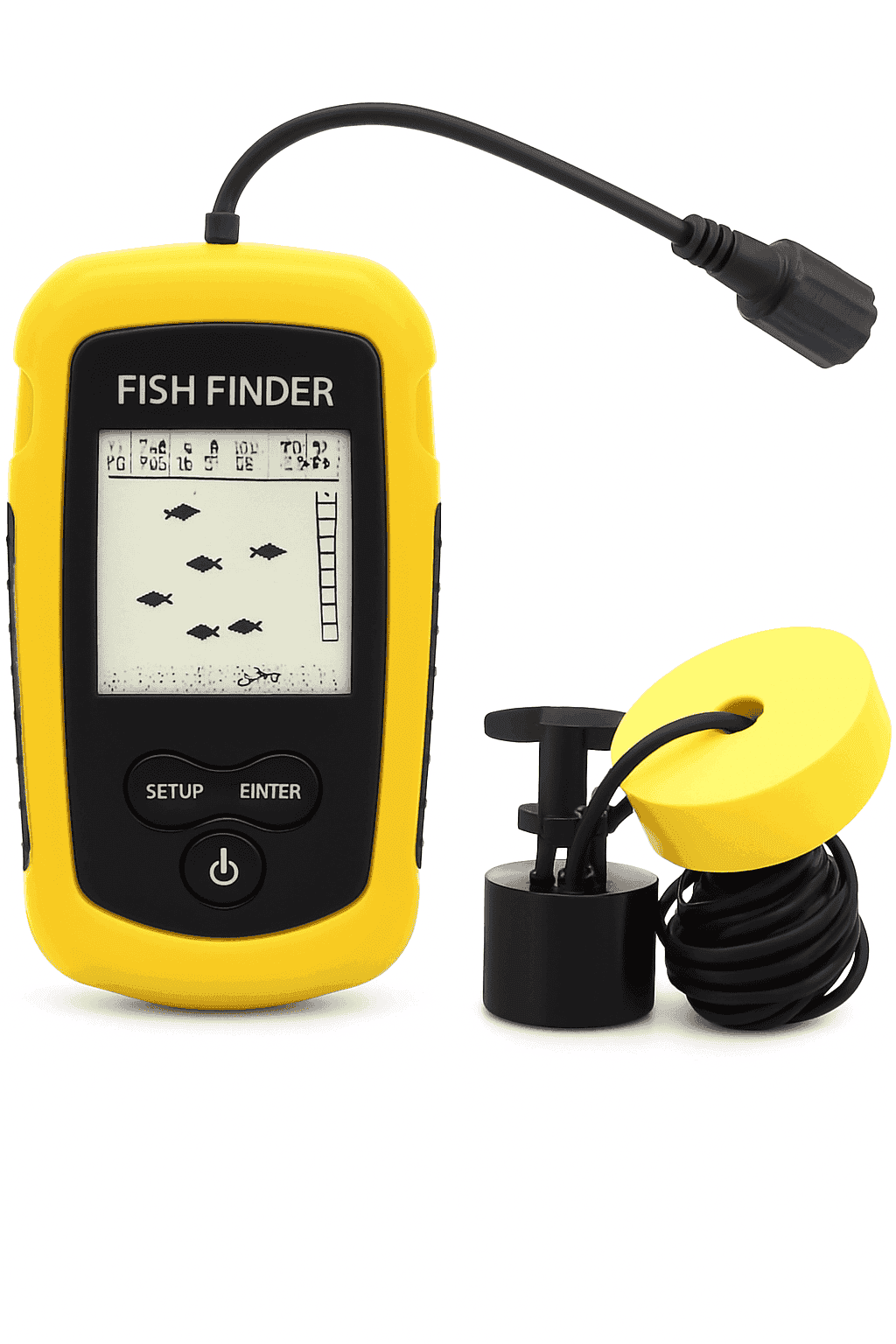 Portable Fish Finder 100M Depth Echo Sounder for Fishing-Default Title