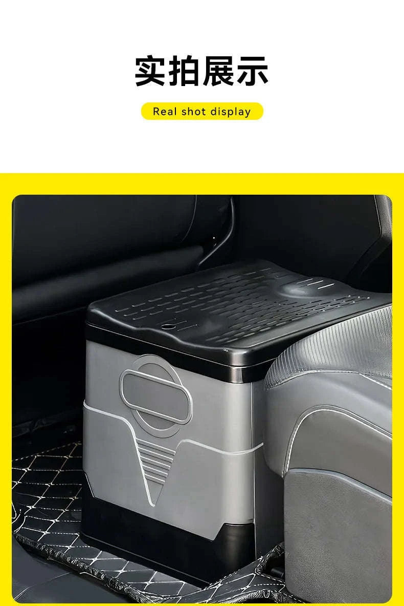 Portable Foldable Camping Toilet-Black