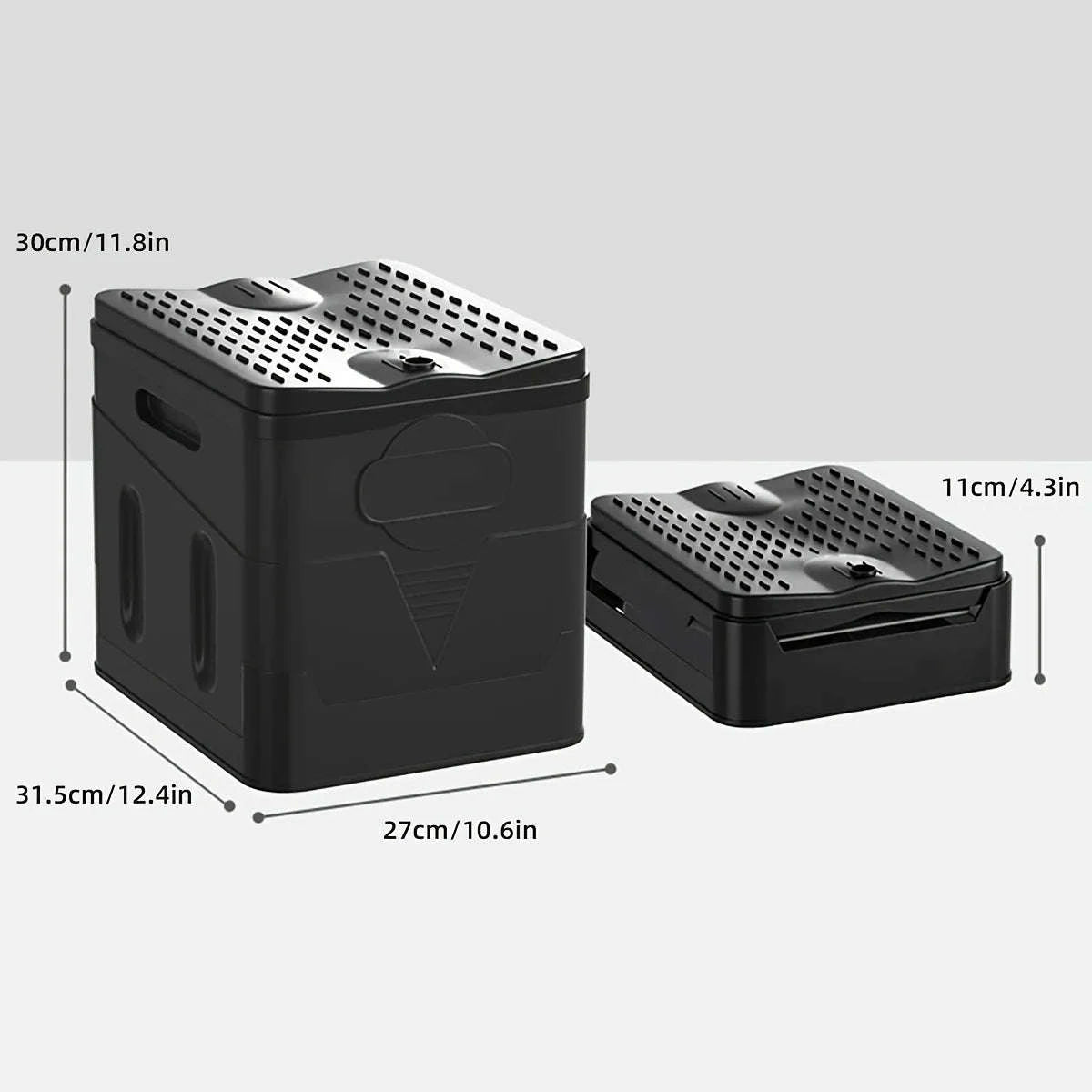 Portable Foldable Camping Toilet-Black