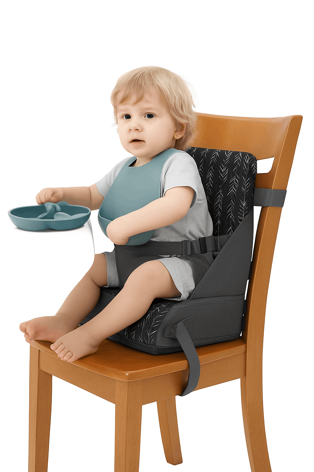 Portable Foldable Children's Booster Seat for Dining and Travel-Giraffe
