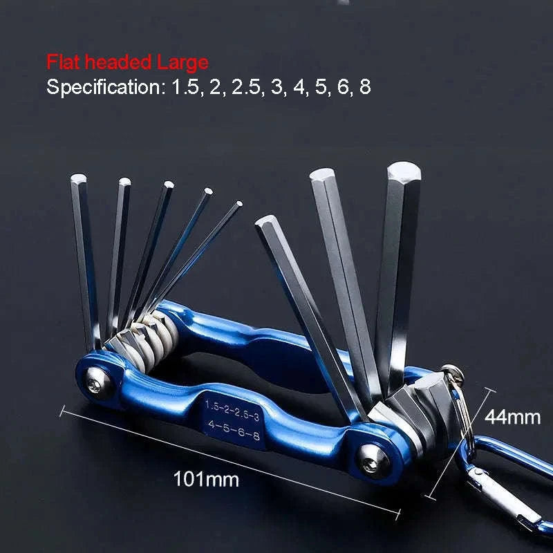 Portable Folding Hex Wrench Allen Set-Big Hexagon Wrench