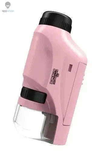 Portable Handheld Microscope 60–120X with LED Light-Blue
