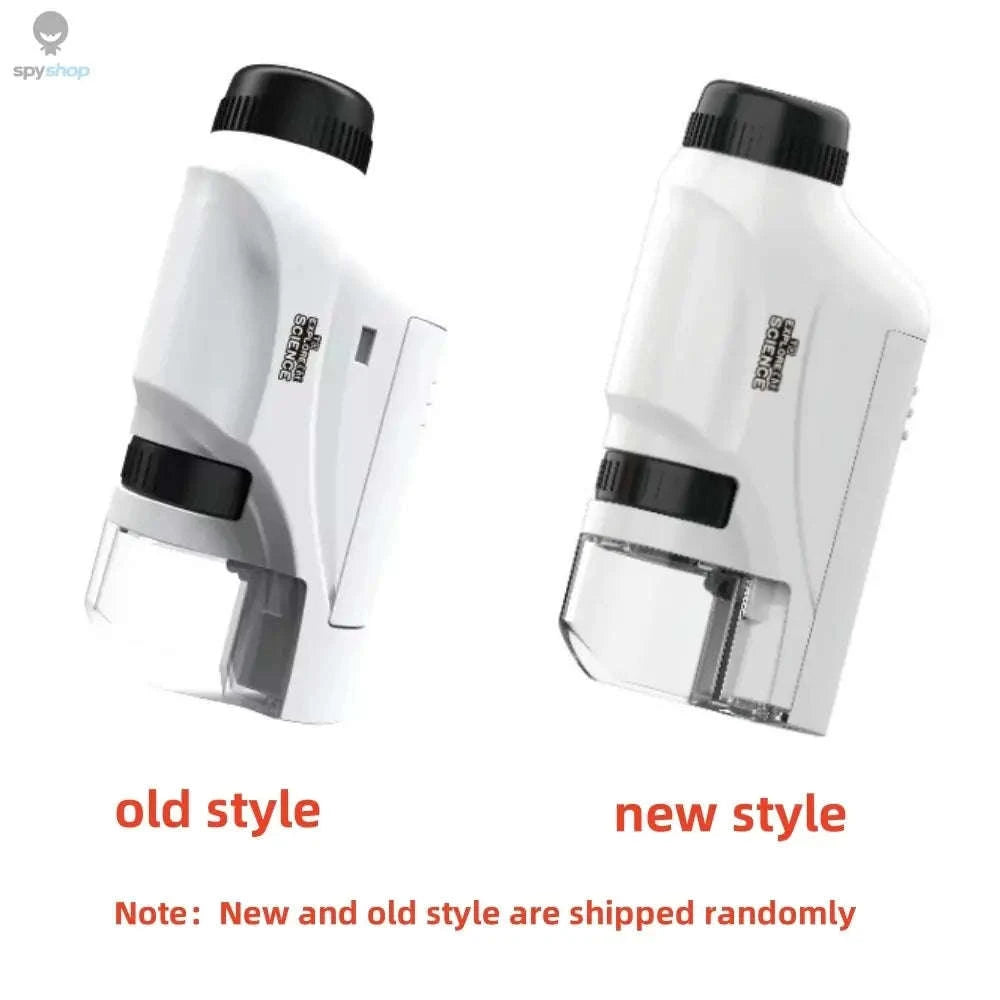 Portable Handheld Microscope – 60–120X Zoom with LED Illumination-Blue