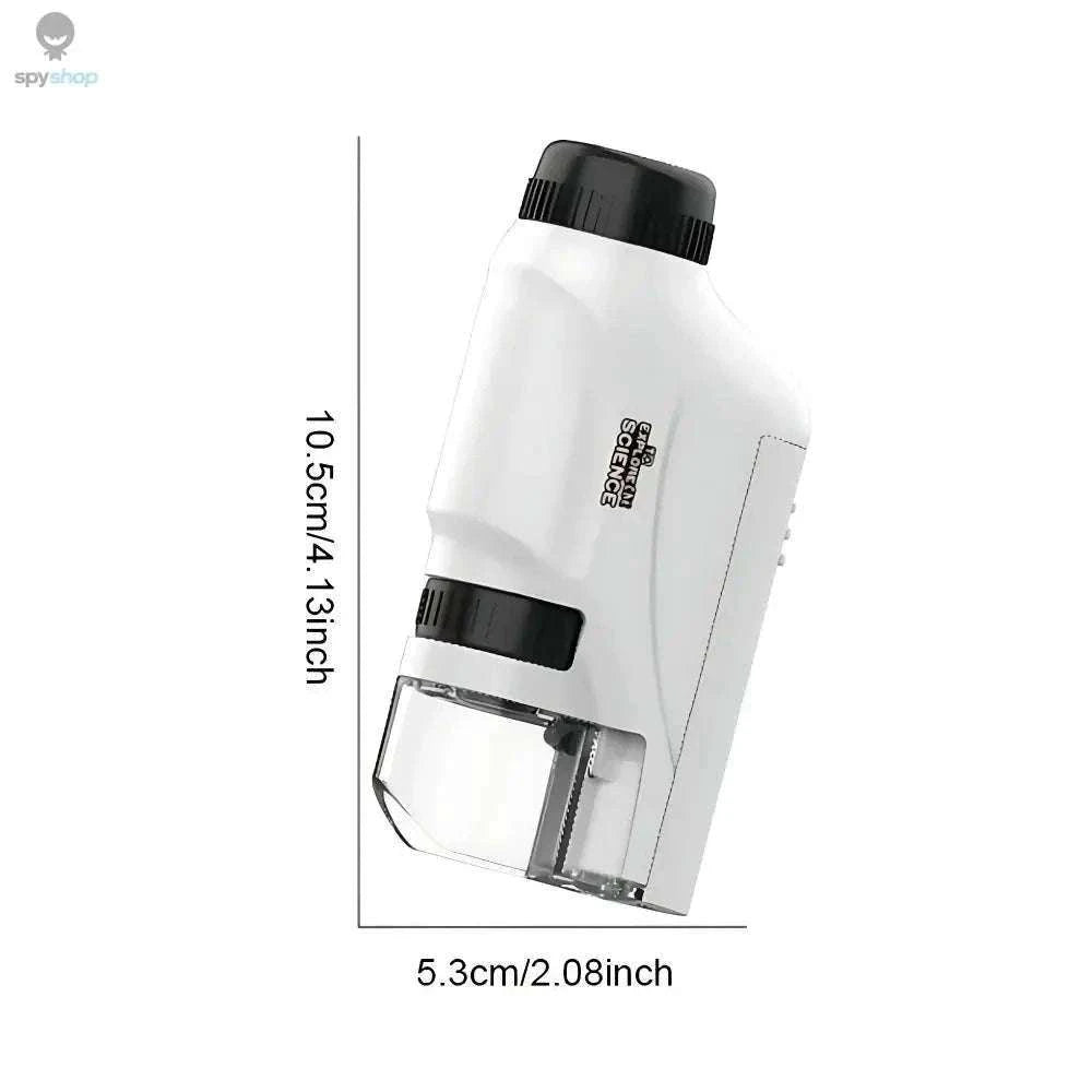 Portable Handheld Microscope 60–120X Zoom with LED Light-