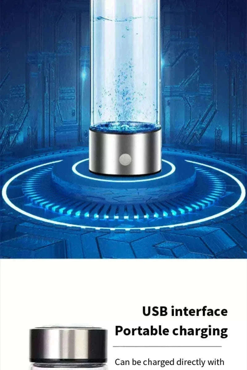 Portable Hydrogen-Rich Water Cup USB Rechargeable 420ml-style 2Upgraded
