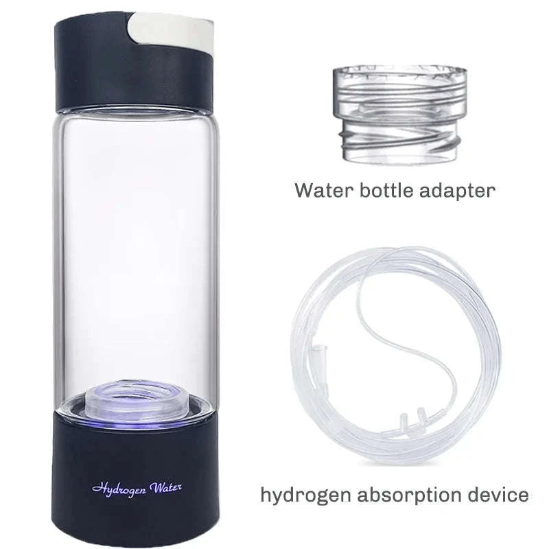 Portable Hydrogen-Rich Water Cup USB Rechargeable 420ml-style 2Upgraded