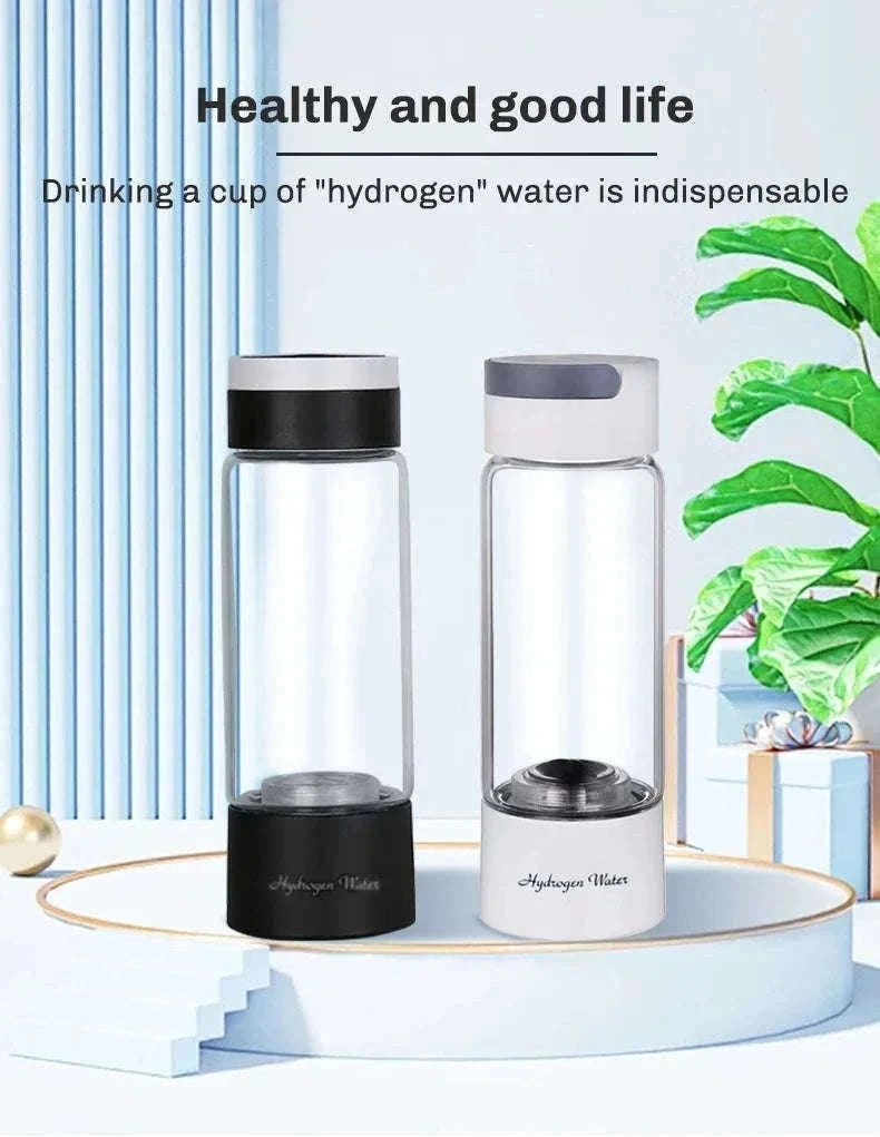 Portable Hydrogen-Rich Water Cup USB Rechargeable 420ml-style 2Upgraded