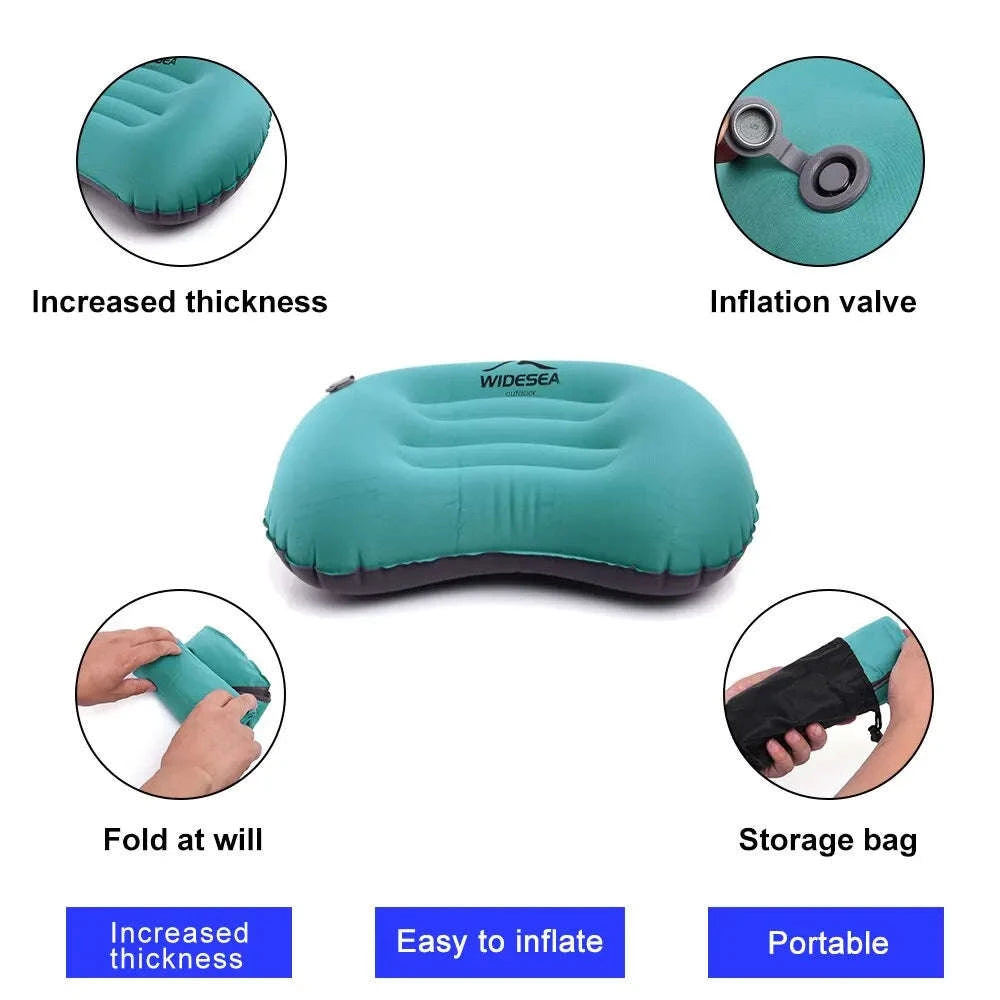 Portable Inflatable Camping Pillow-WSCP-001-2