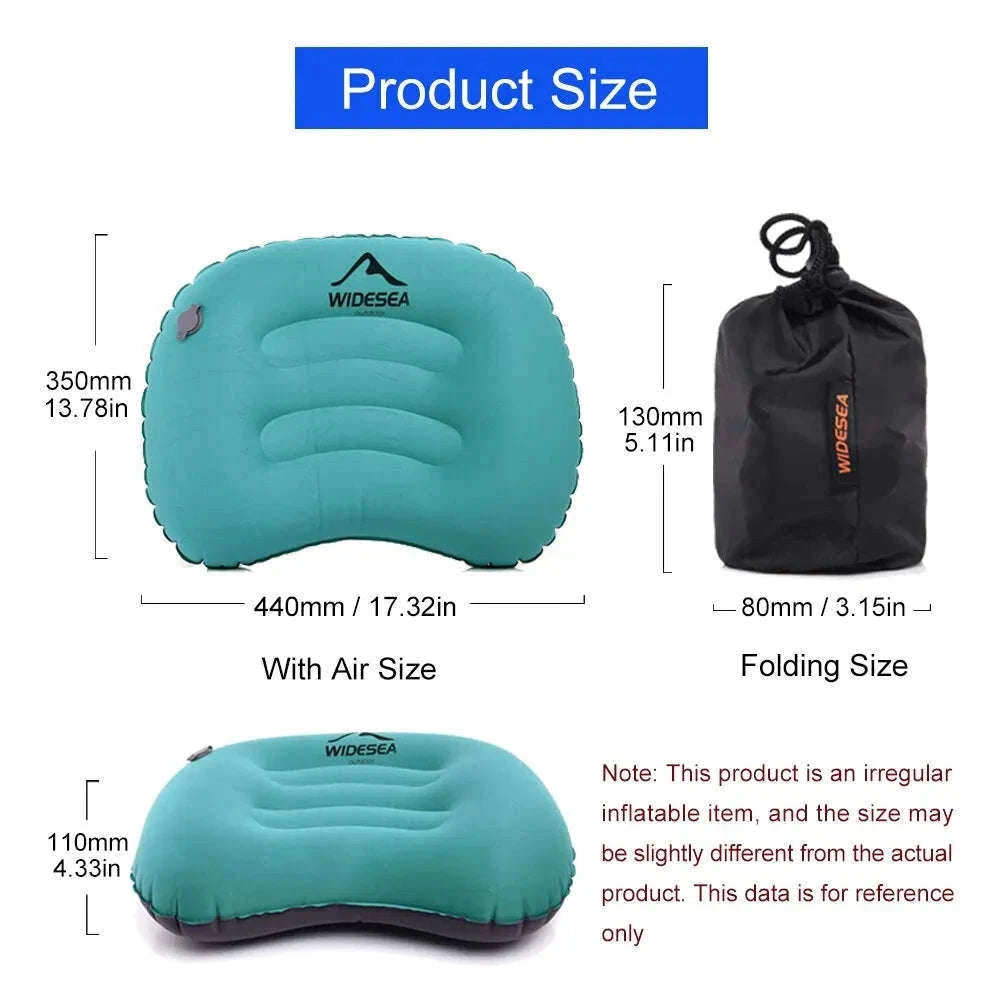 Portable Inflatable Camping Pillow-WSCP-001-2