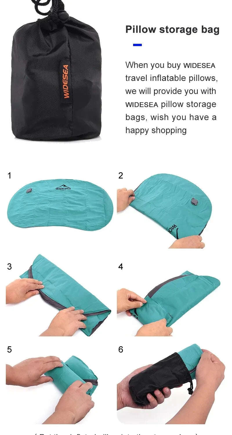 Portable Inflatable Camping Pillow-WSCP-001-2