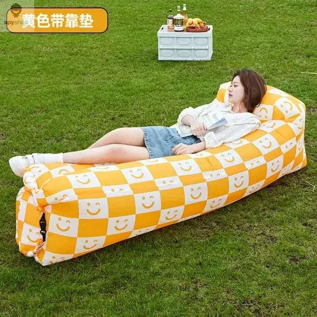 Portable Inflatable Sofa Air Lounger – Lightweight Outdoor Seating for Travel and Relaxation-9