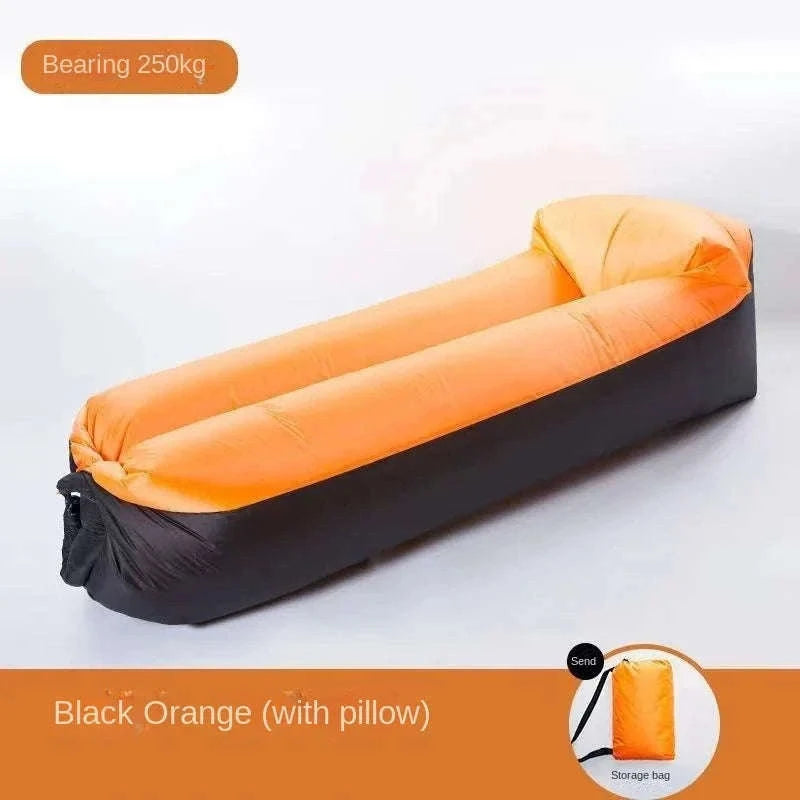 Portable Inflatable Sofa Lounger for Outdoor Relaxation-D
