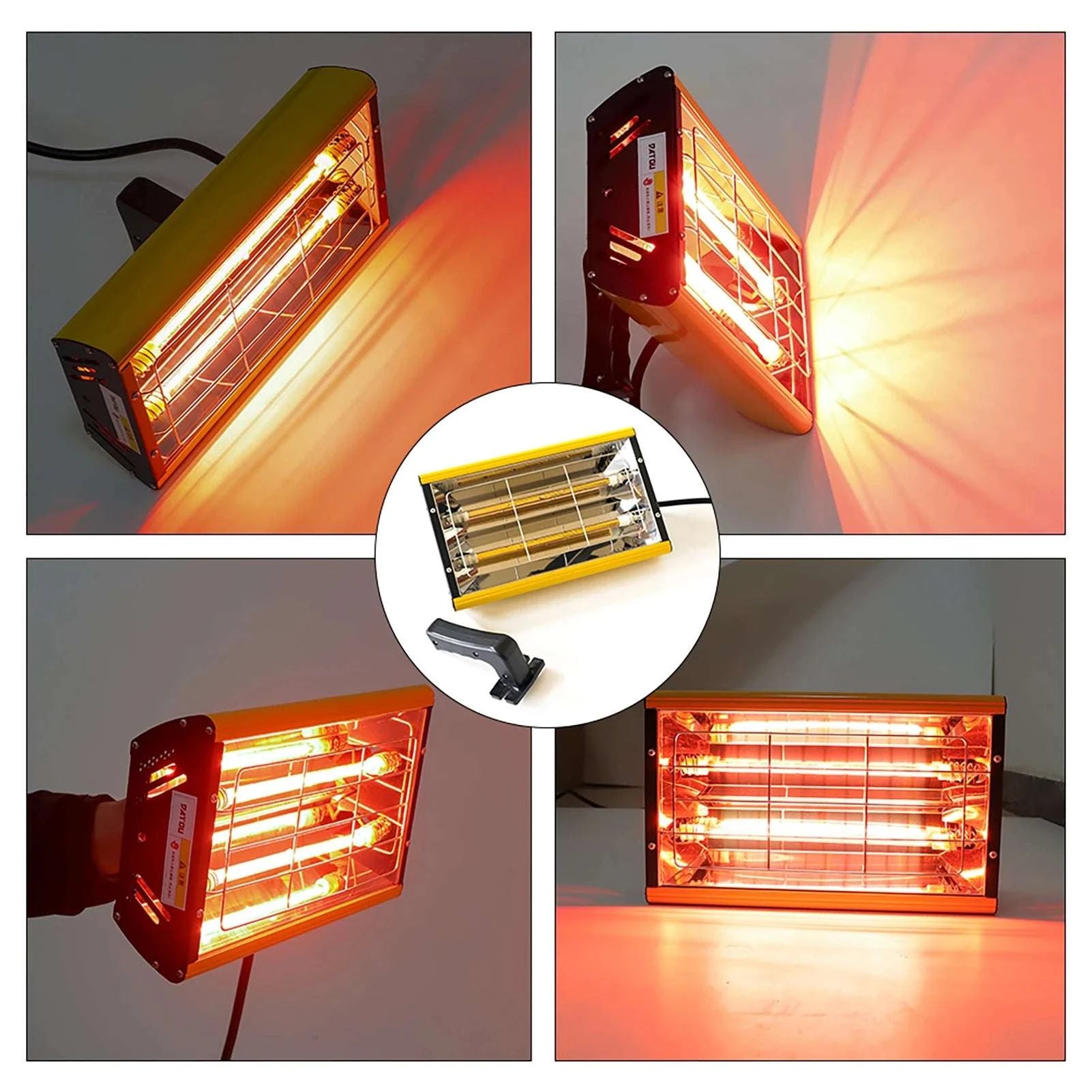 Portable Infrared Paint Curing Lamp 1000W/2000W for Car Repair-DT-SC-002 / 220V EU / GERMANY