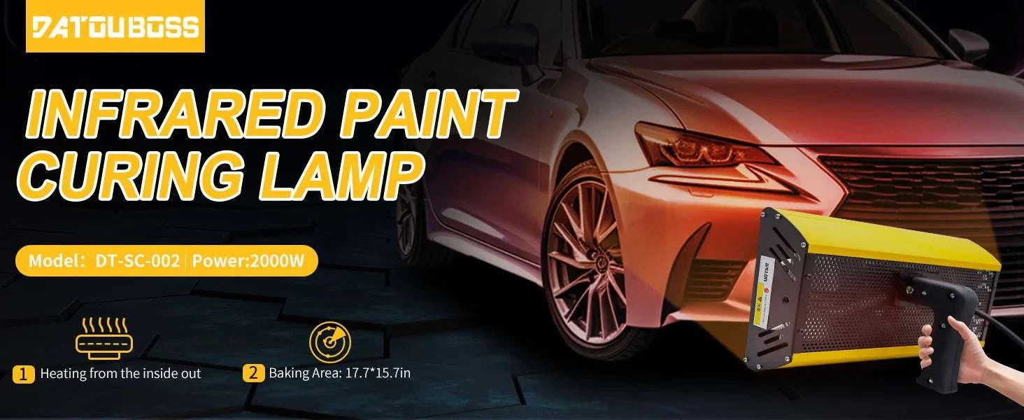 Portable Infrared Paint Curing Lamp 1000W/2000W for Car Repair-DT-SC-002 / 220V EU / GERMANY