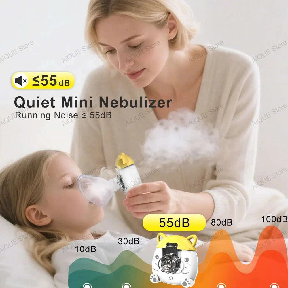 Portable Inhale Nebulizer Mini Handheld Mesh Atomizer-Recharge-Version