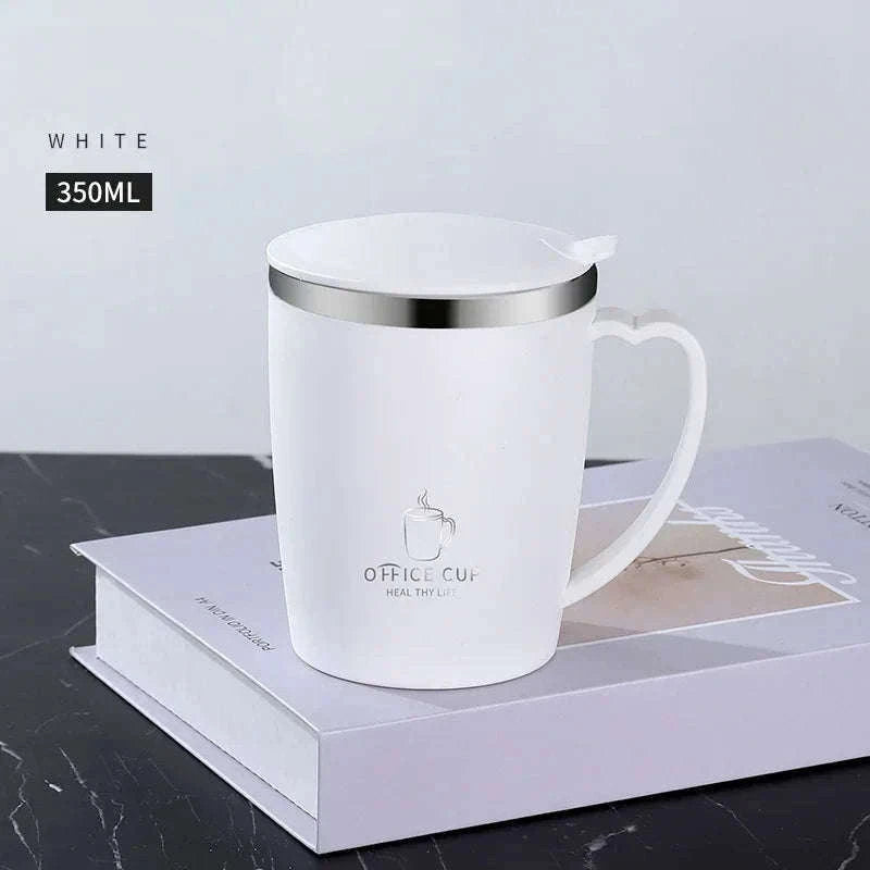 Portable Insulated Coffee Mug 350ml for Hot and Cold Drinks-Gray / 350ml