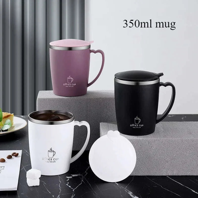 Portable Insulated Coffee Mug 350ml-Gray / 350ml