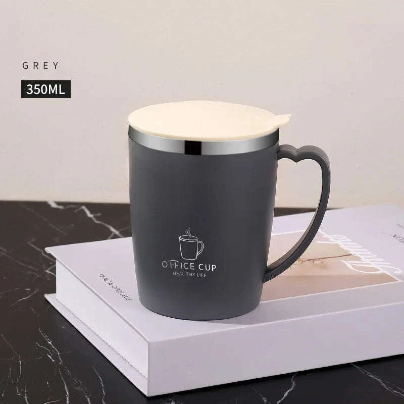 Portable Insulated Coffee Mug 350ml-Gray / 350ml