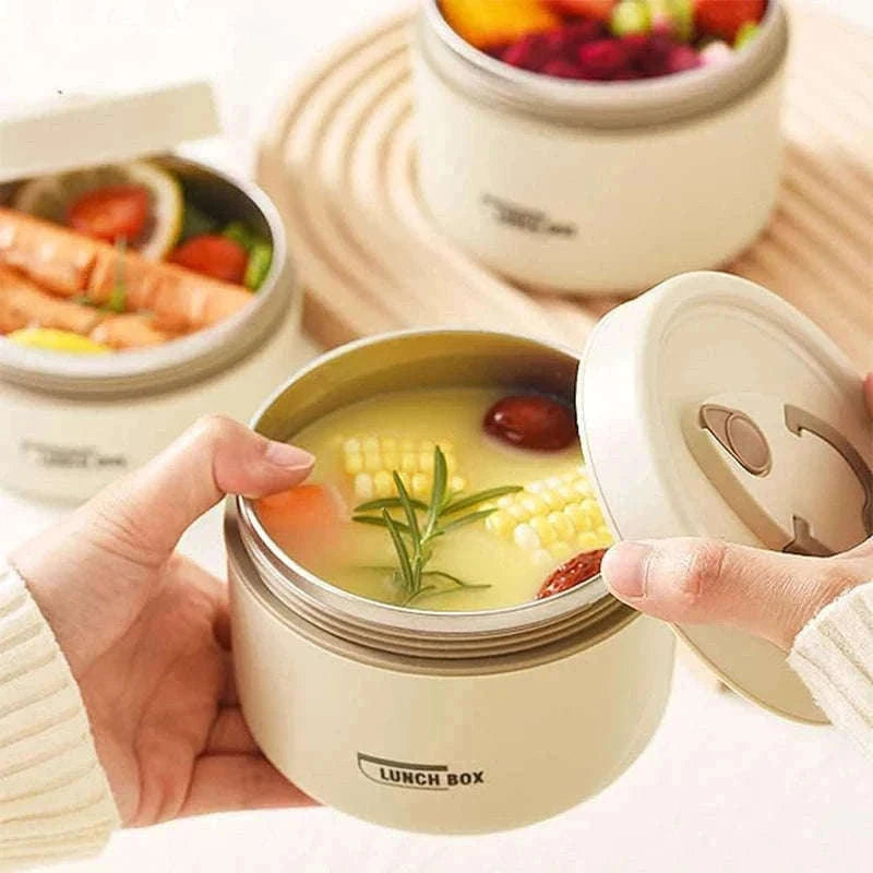 Portable Insulated Lunch Container Set for Fresh Meals-1 / 3 / 800-1000ml