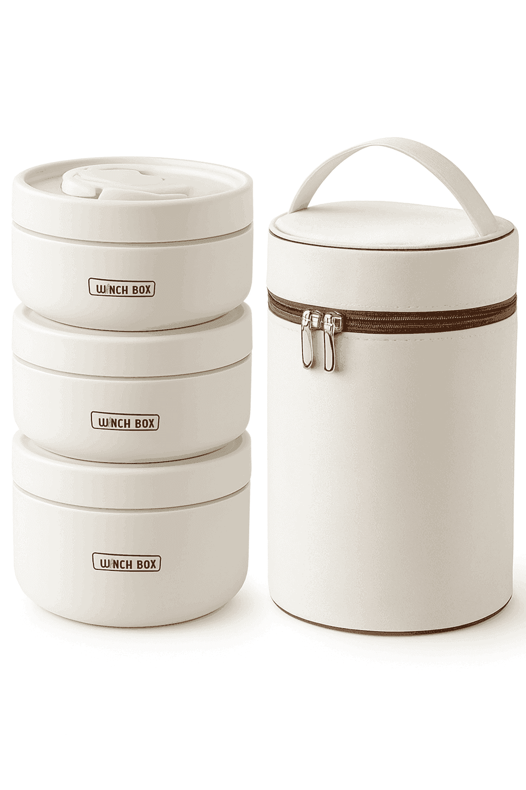 Portable Insulated Lunch Container Set for Fresh Meals-1 / 3 / 800-1000ml