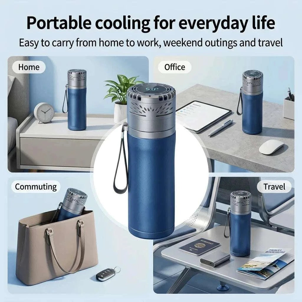 Portable Insulin Cooler Mini Fridge with Digital Temperature Control-Black / CN
