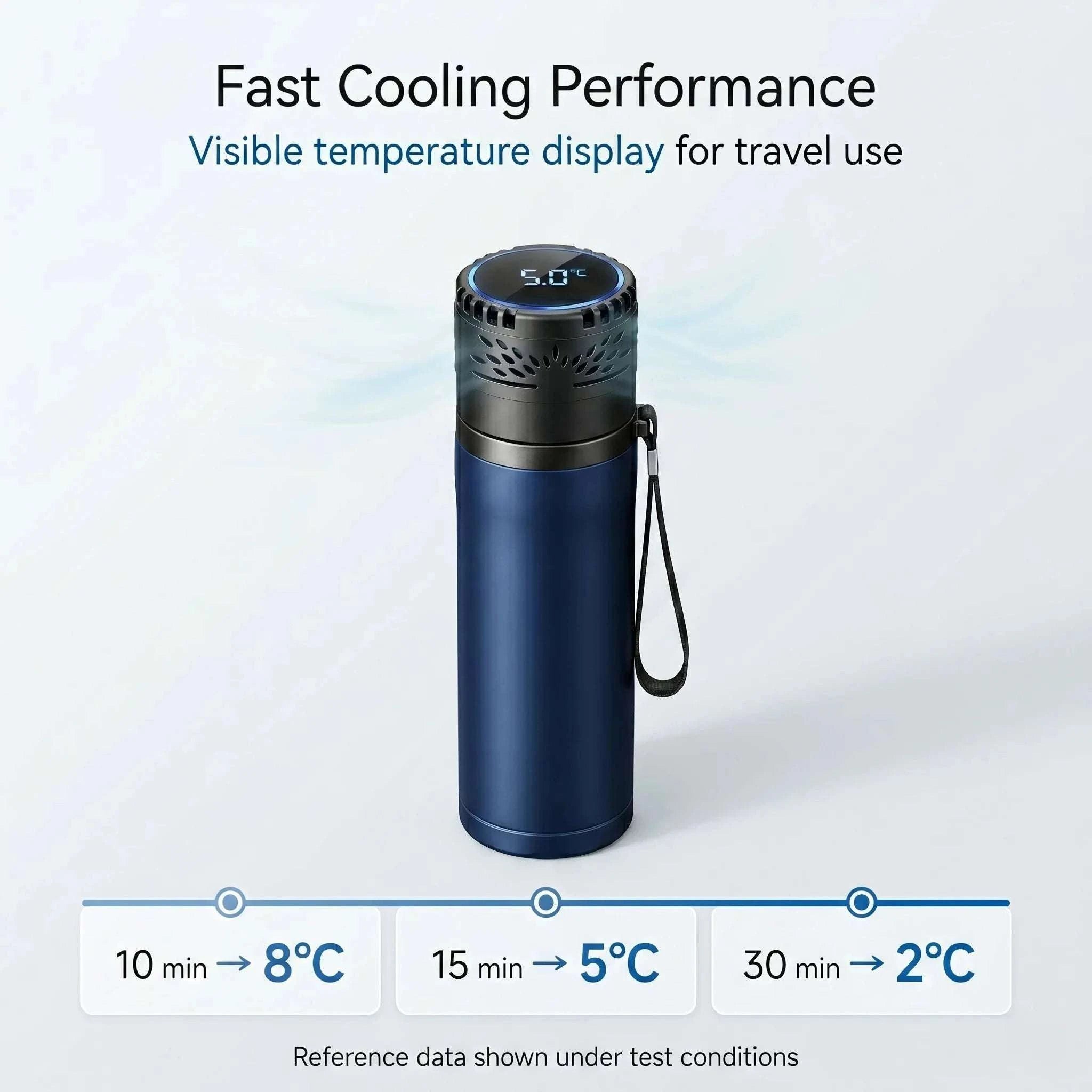 Portable Insulin Cooler Mini Fridge with Digital Temperature Control-Black / CN