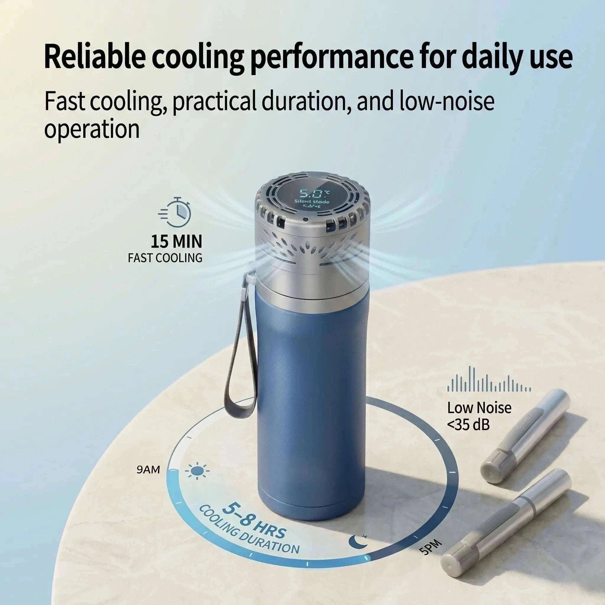 Portable Insulin Cooler Mini Fridge with Digital Temperature Control-Black / CN