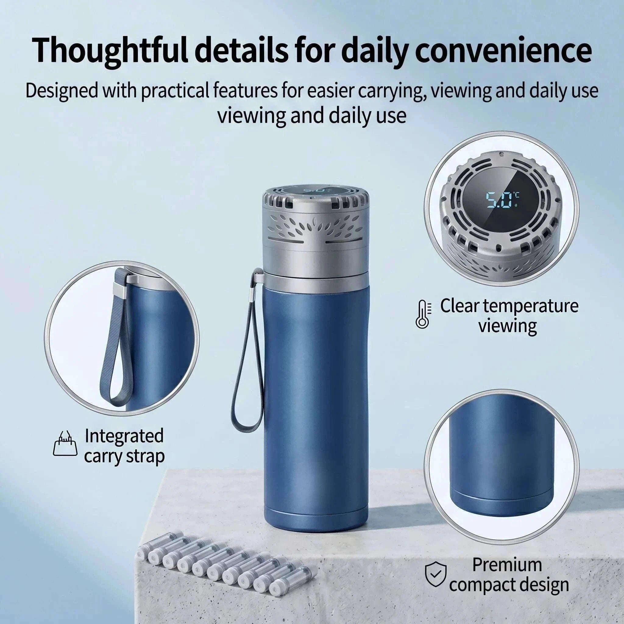 Portable Insulin Cooler Mini Fridge with Digital Temperature Control-Black / CN
