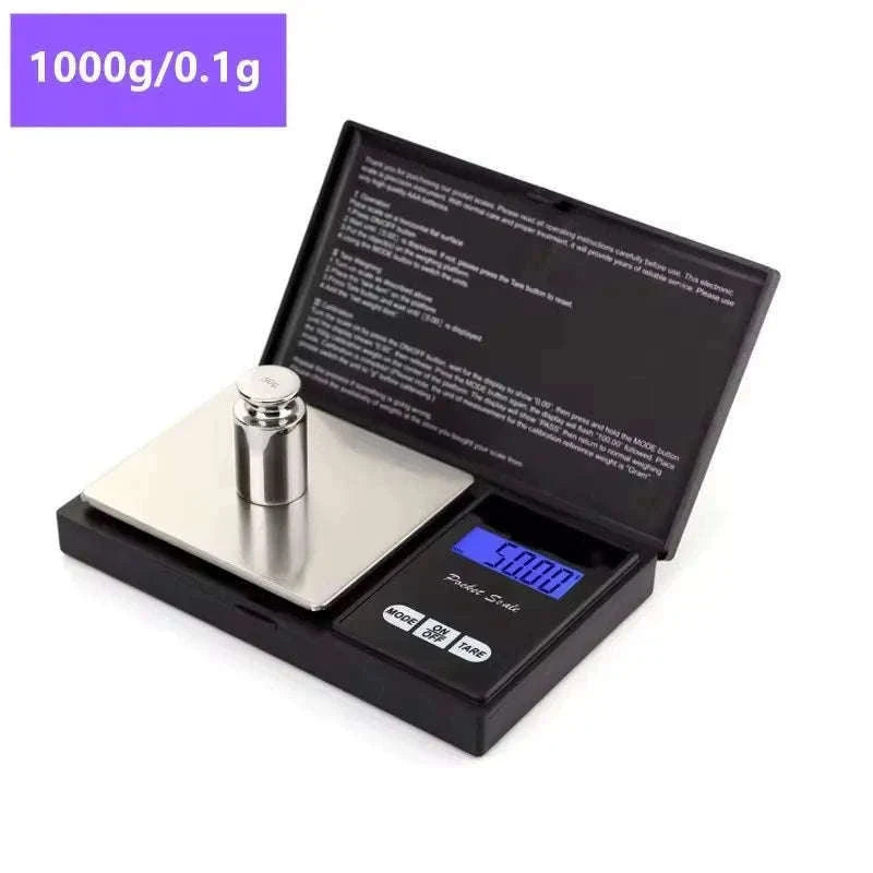 Portable Jewelry Scale for Precise Small-Item Weighing-500g 0.01g