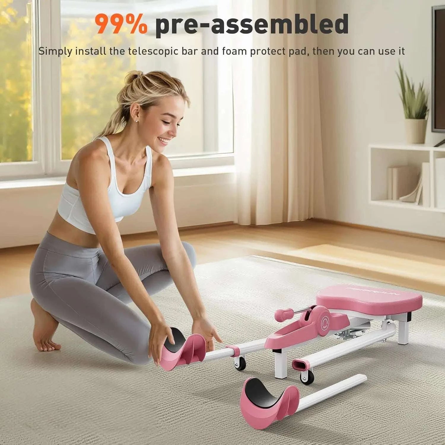 Portable Leg Stretcher Machine with 0–180° Split Training Control-