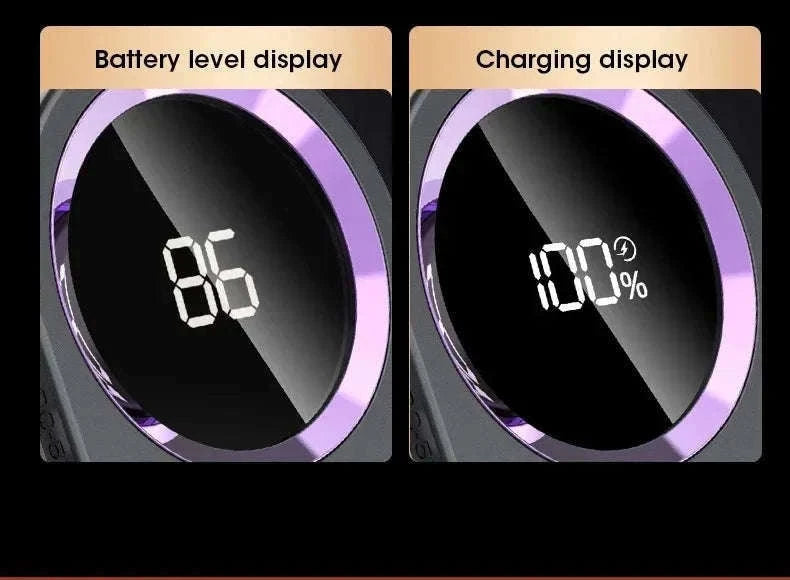 Portable Lint Remover with LED Display-Grey