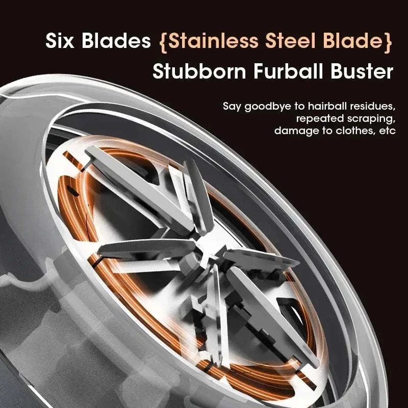 Portable Lint Remover with LED Display-WHITE