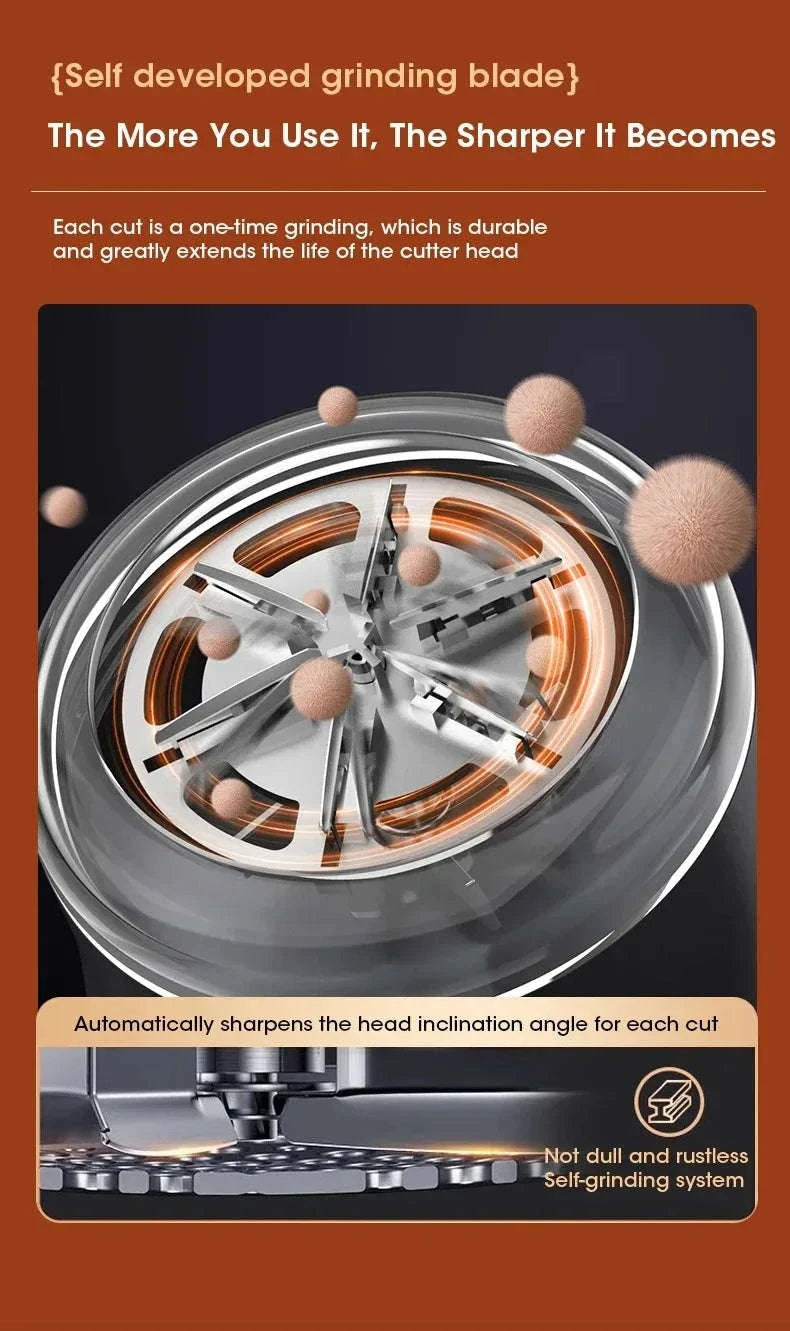 Portable Lint Remover with LED Display-WHITE