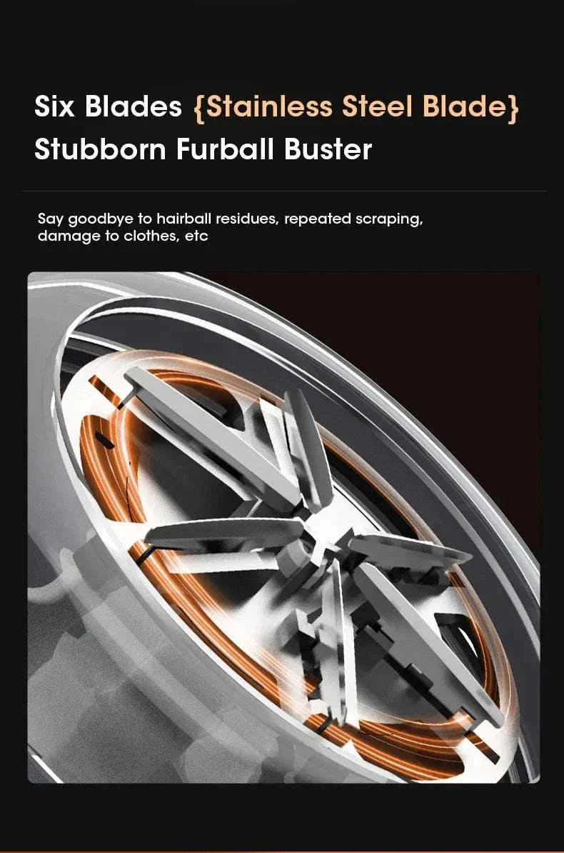 Portable Lint Remover with LED Display-WHITE