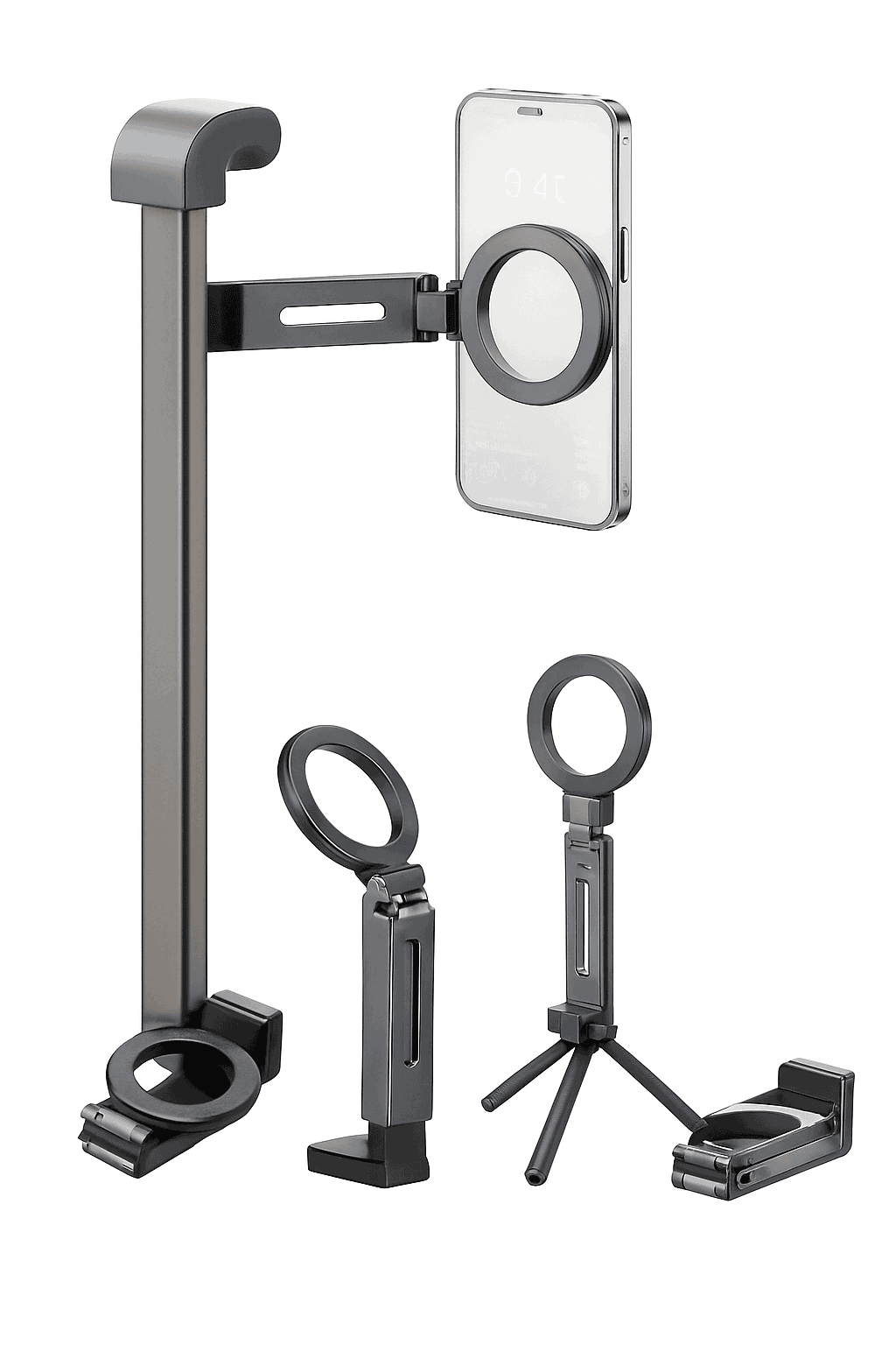 Portable Magnetic Phone Mount with 360° Rotation-R3