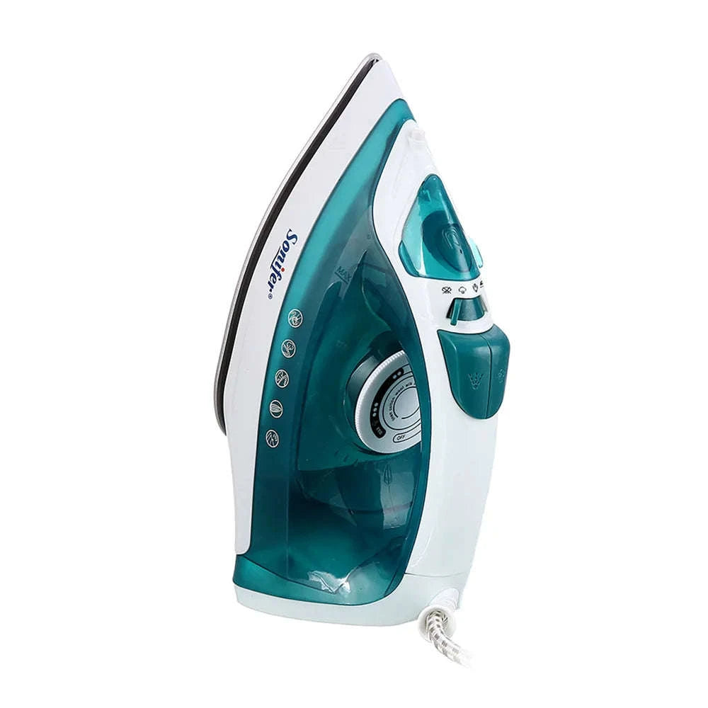 Portable Mini Garment Steamer & Steam Iron with Ceramic Soleplate-SF9034-Green / EU