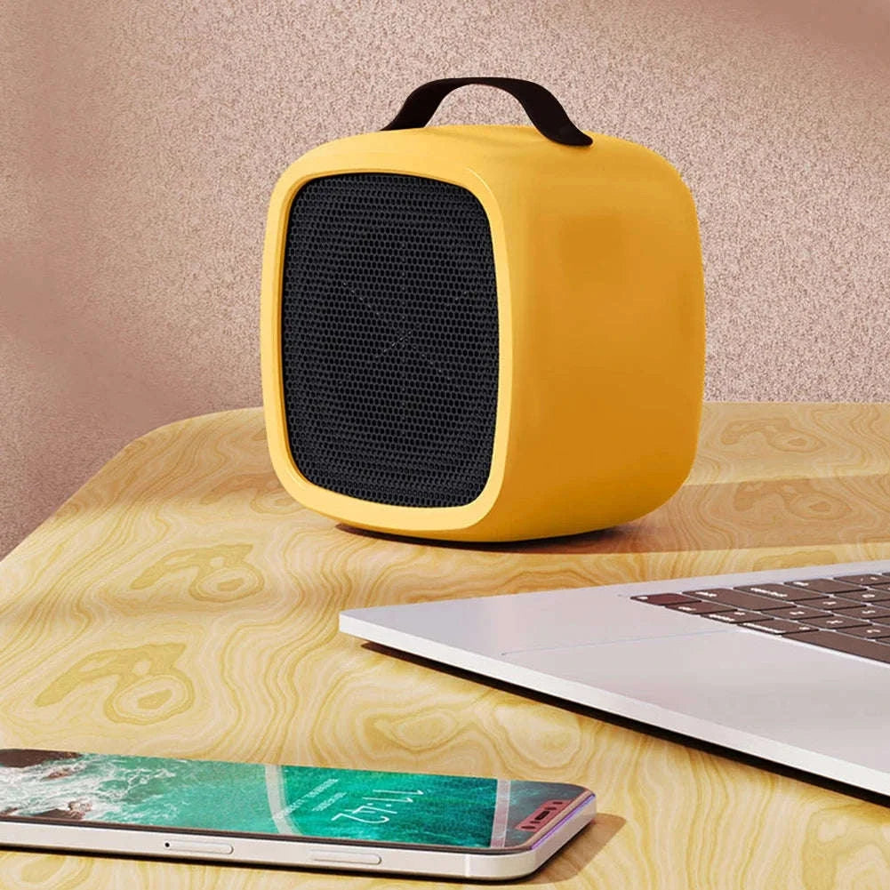 Portable Mini Heater for Quick, Quiet Warmth-Yellow / EU