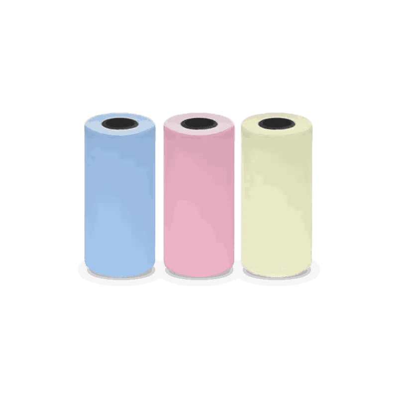 Portable Mini Printer Wireless Bluetooth Photo & Label Maker-3 Rolls Color / Other
