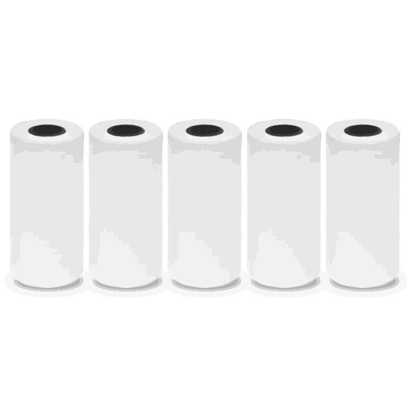 Portable Mini Printer Wireless Bluetooth Photo & Label Maker-3 Rolls Color / Other