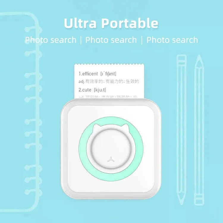 Portable Mini Thermal Printer – Bluetooth Pocket Photo & Label Printer-PURPLE