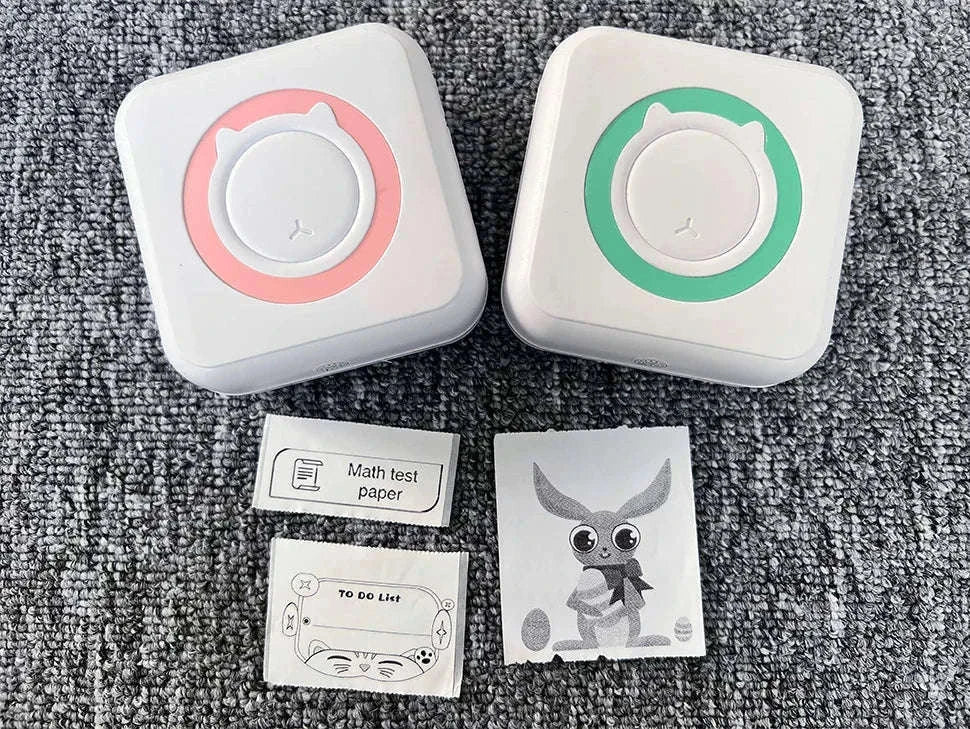 Portable Mini Thermal Printer for Labels, Notes, and Photos-PURPLE