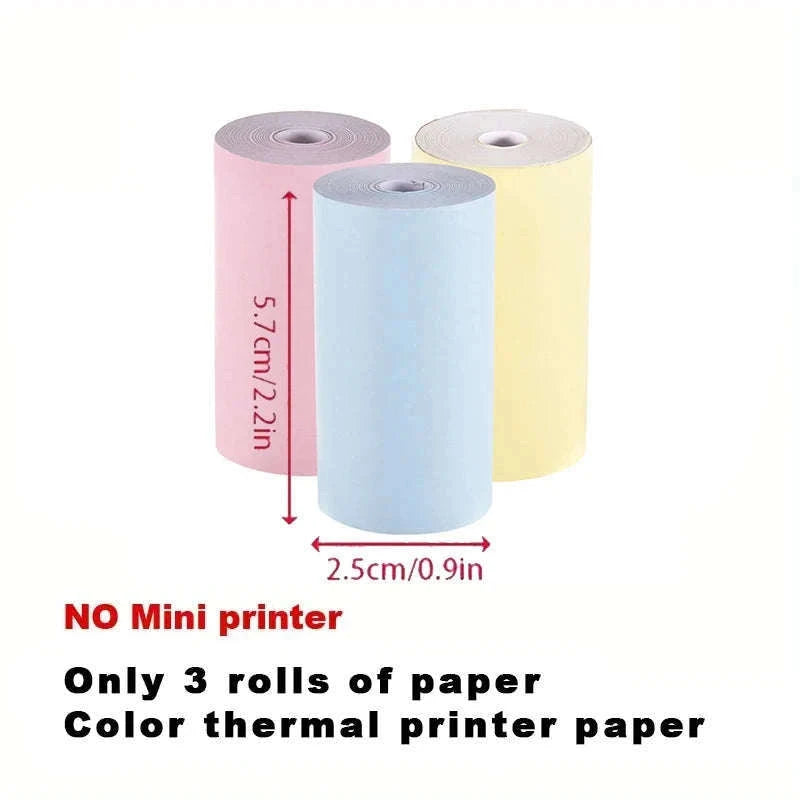 Portable Mini Thermal Printer for Labels, Notes, and Photos-PURPLE