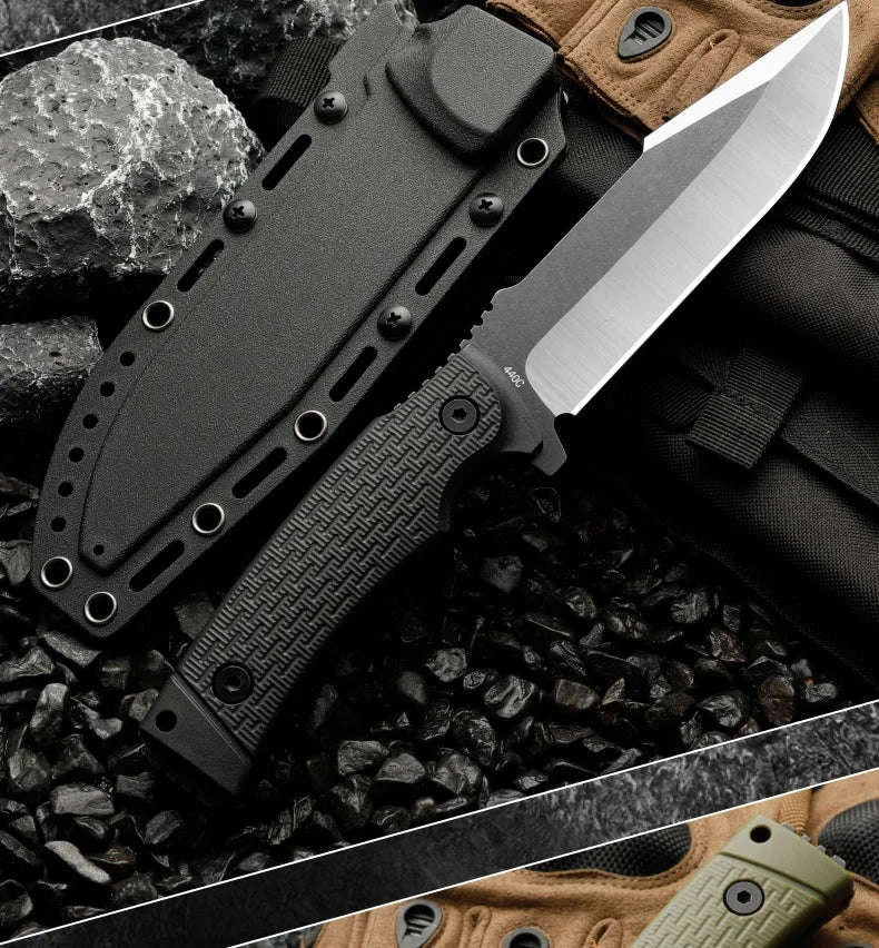 Portable Multifunctional Knife for Outdoor Survival-black / United States