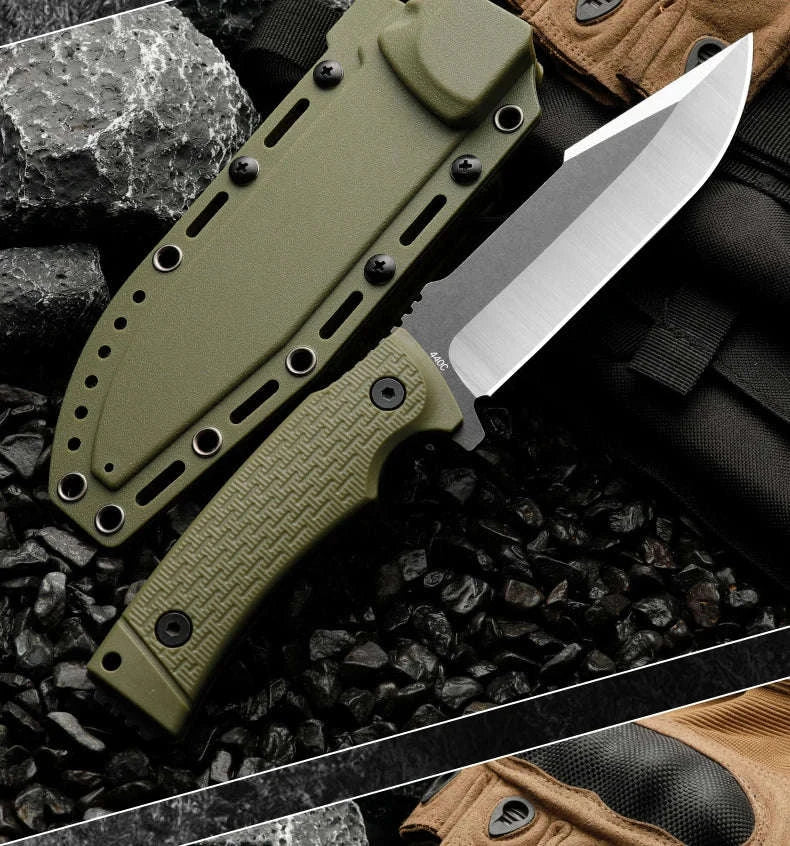 Portable Multifunctional Knife for Outdoor Survival-black / United States
