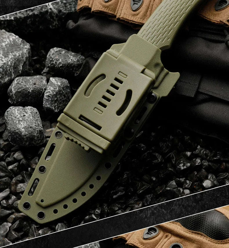 Portable Multifunctional Knife for Outdoor Survival-black / United States