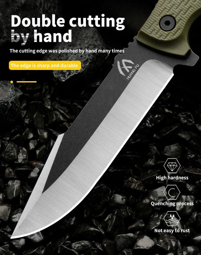 Portable Multifunctional Knife for Outdoor Survival-black / United States